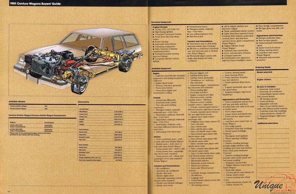 1981 Buick Prestige Full-Line All Models Brochure Page 5